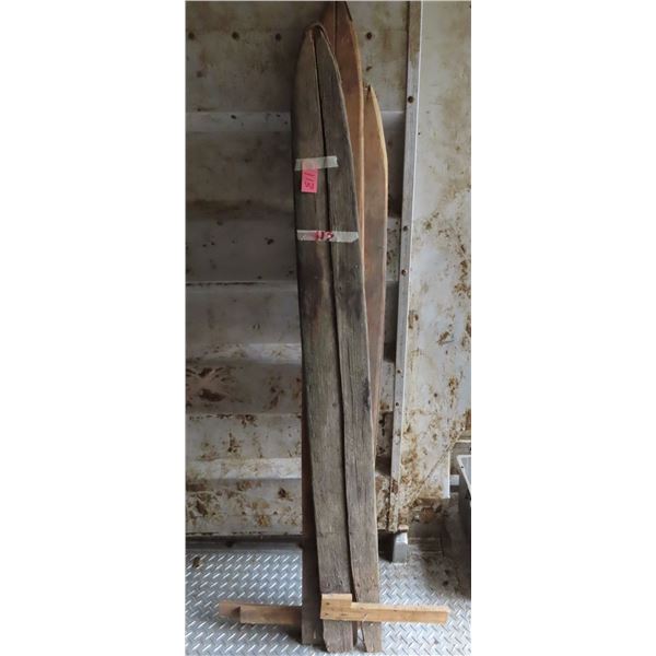 3 coyote hide stretchers (Approximately 66")