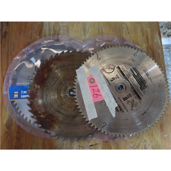 2 saw blades 10"
