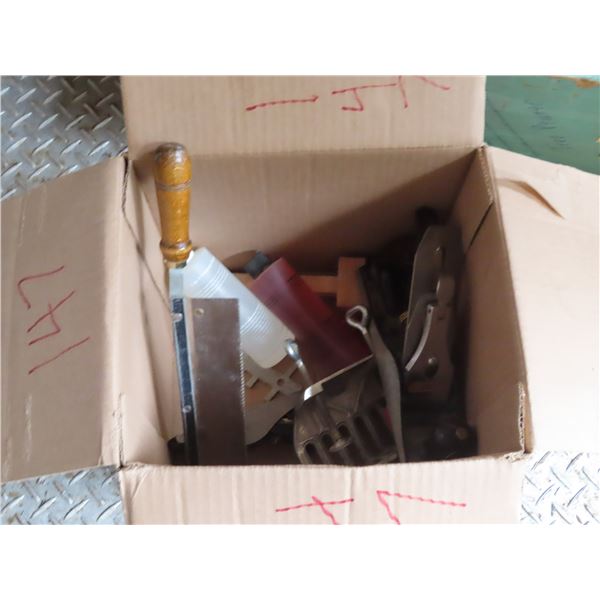 2 planers, clamp, resin & misc.