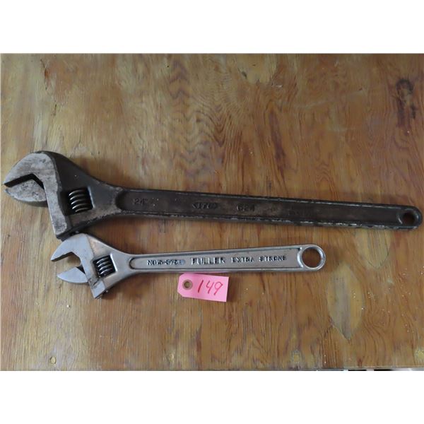 2 Crescent wrenches