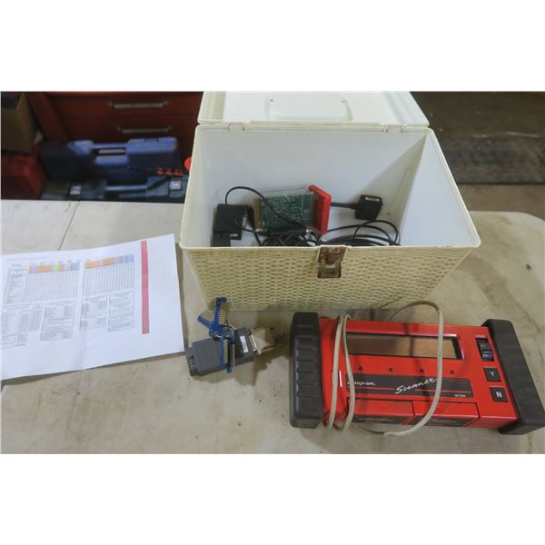 Snap-On Scanner with keys and adapters - GM, Chrysler, Ford, Jeep