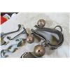 Image 2 : assorted bells, coat hooks and hardware