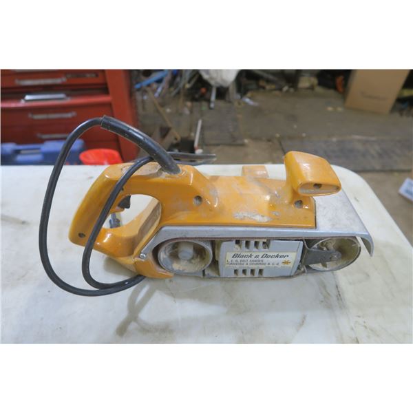 Black & Decker belt sander