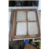 Image 7 : 2x 4 pane windows frames and frame