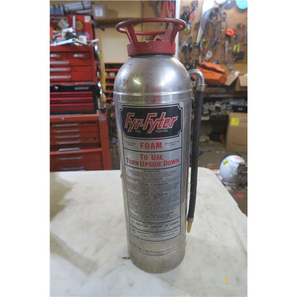 stainless steel foam fire extinguisher canister