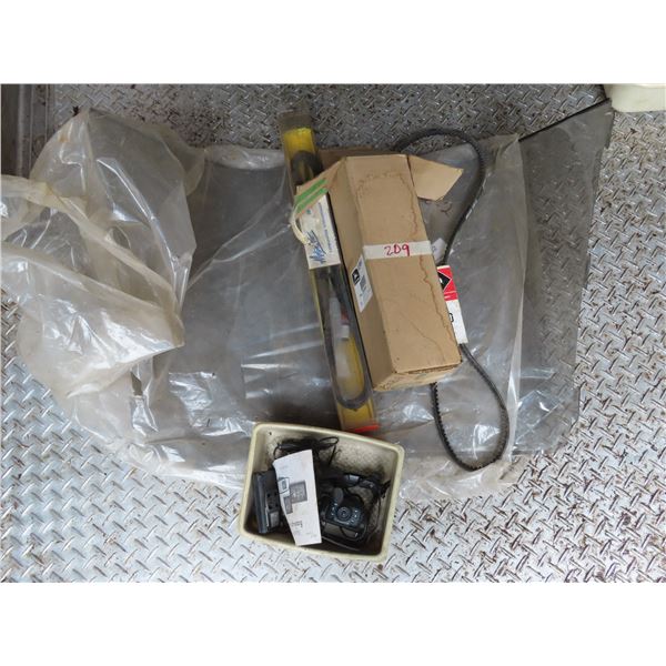 Snowmobile windshield, belt, filter & Carb Synchronizer & backup camera