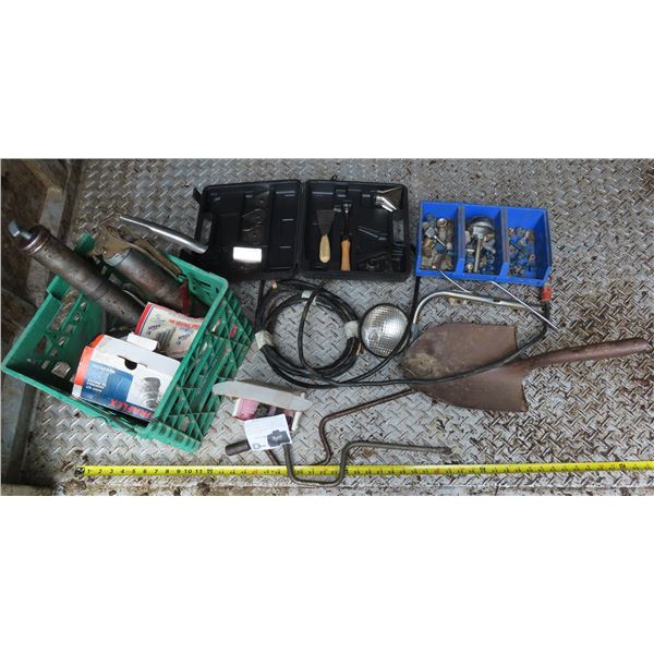 Grease Guns, tools and supplies