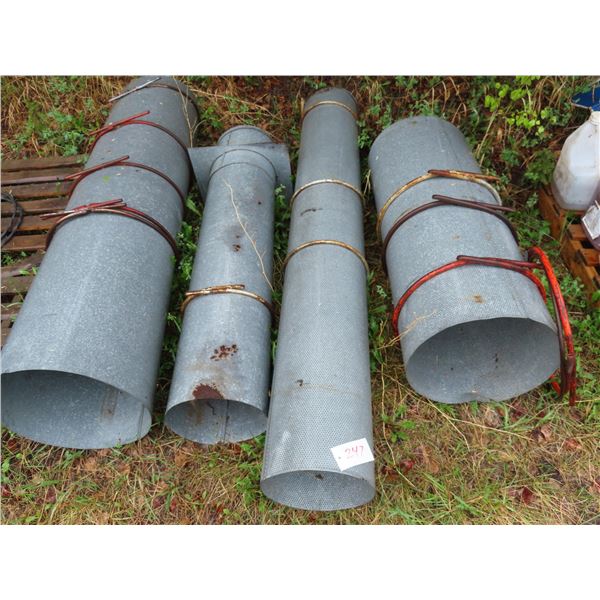 Grain Dryer tubes (4) 218", 2-12"
