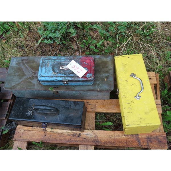 4 Tool boxes (Empty)
