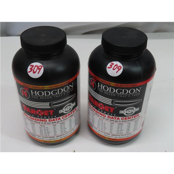 2 Containers of Hodgdon Varget Rifle Powder – 1lb, 9.4oz