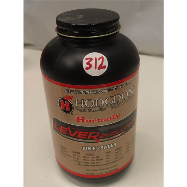 Hodgdon Hornady Ever Evolution Rifle Powder – Net WT 1 lb – Sealed container