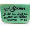 Image 4 : Sierra Rifle Reloading Bullets – 30 Cal .308 DIA, 110gr. 165gr. 150Gr