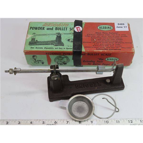 Redding Powder & Bullet Scale