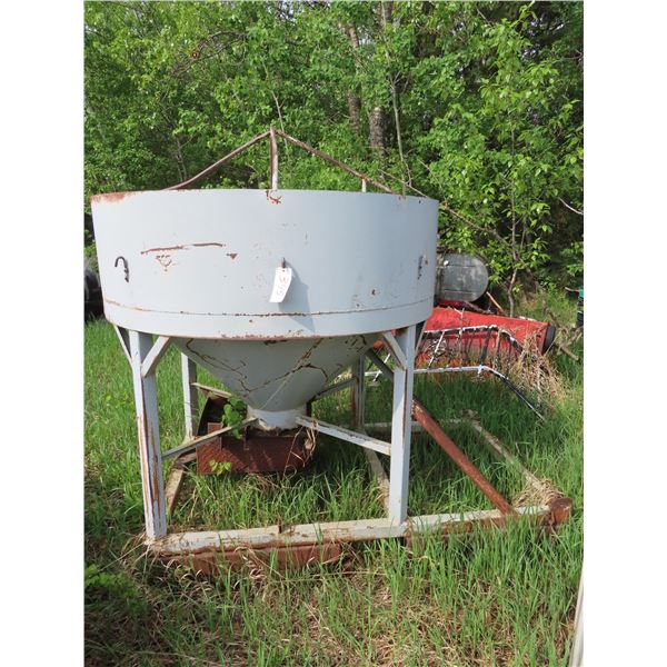 5ft wide grain hopper