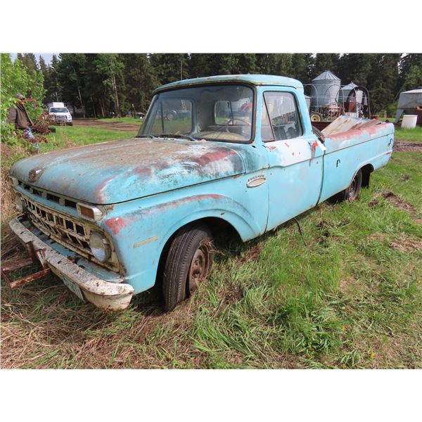 1965 Ford 100 Twin I Beam V6 VIN:6991098225017A