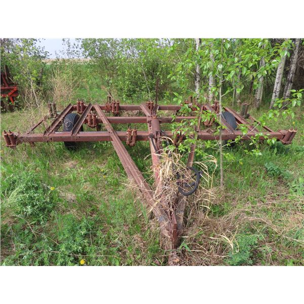 14ft Cockshutt 246 cultivator with tine harrows