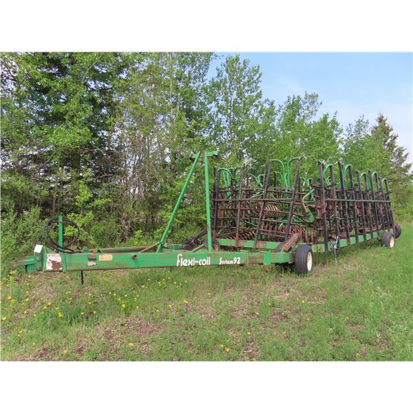 Flexi coil system 92 50ft coil packer with tine harrows