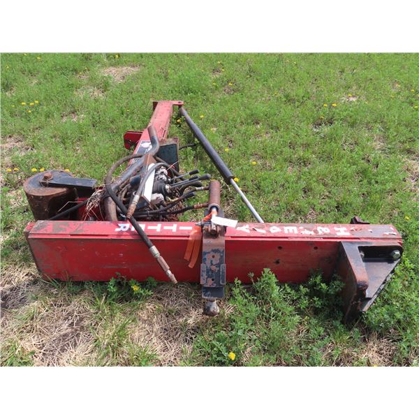 WheatHeart post pounder - was 3pt hitch, adapted to trailer hitch