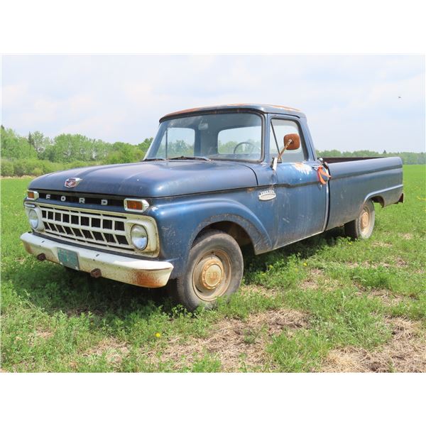 1965 Ford 100 Twin I-Beam - SK registered, runs and drives, 2nd owner, V6, 3 on tree, ready for Sund