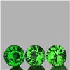 Image 1 : Natural Chrome Green Tsavorite Garnet 3 Pcs