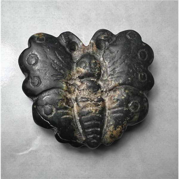 Antique Rare Chinese Jade Butterfly Pendant