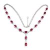 Image 3 : Natural Red Ruby Stunning Necklace