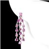 Image 2 : Natural Rhodolite Garnet Earrings
