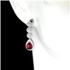 Image 2 : Natural Red Ruby  Earrings