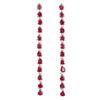 Image 2 : Natural Pigeon Blood Red Ruby Earrings