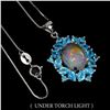 Image 1 : Natural Ethiopian Opal & Apatite Necklace