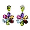 Image 1 : Natural Green Peridot Earrings