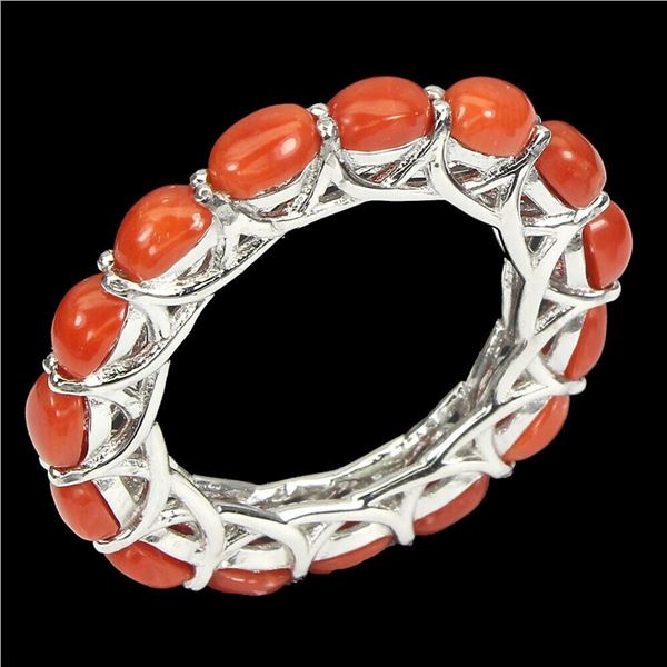 Natural Italian Coral Ring