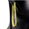 Image 1 : Natural Unheated Colombian Emerald Earrings
