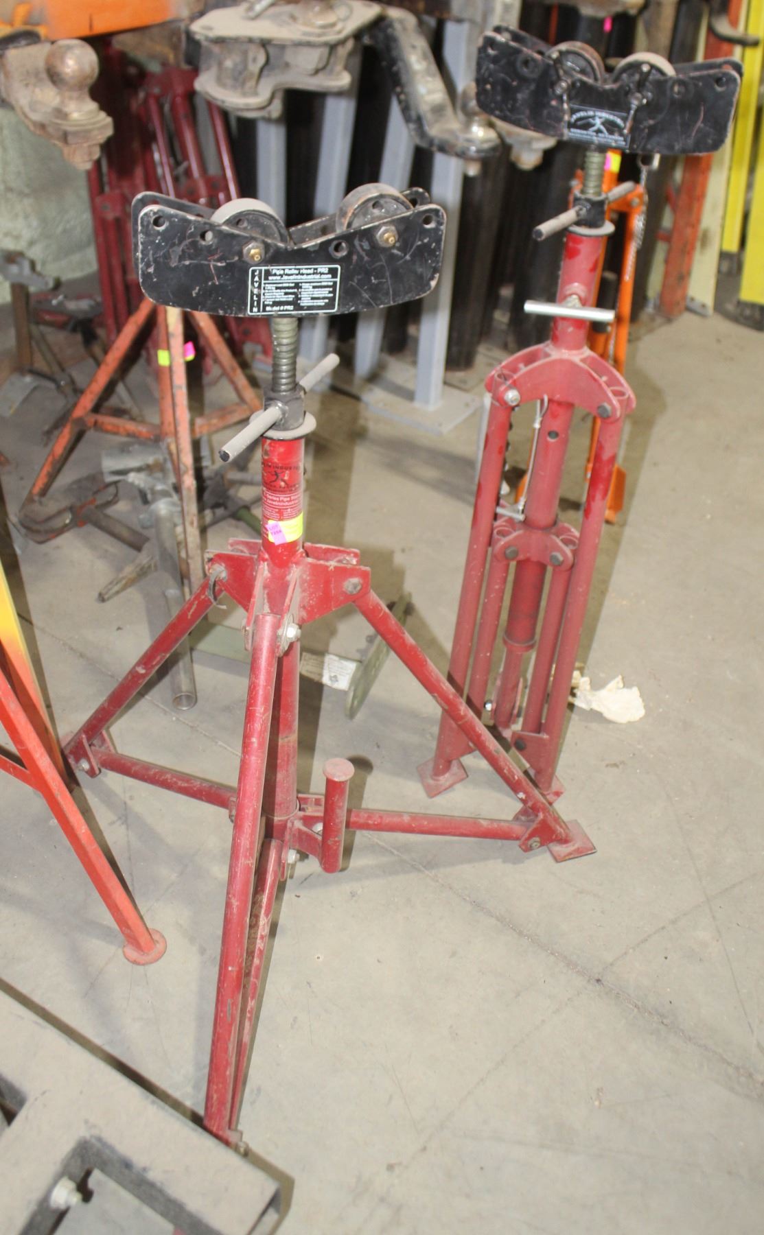 2 Pipe Instruments Stands SET OF TWO L SERIES PIPE STANDS