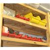 Image 1 : TWO SHELVES INCLUDES BOLTS, NUTS, GRINDING DISKS