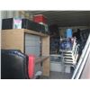 Image 2 : 20' SEACAN WITH CONTENTS INCLUDES CHAIRS, TABLES