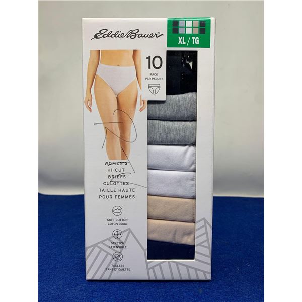 Eddie Bauer Hi-Cut Briefs (XL) 10 pairs