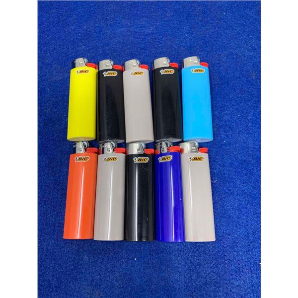 Lot of 10 BiC Lighters