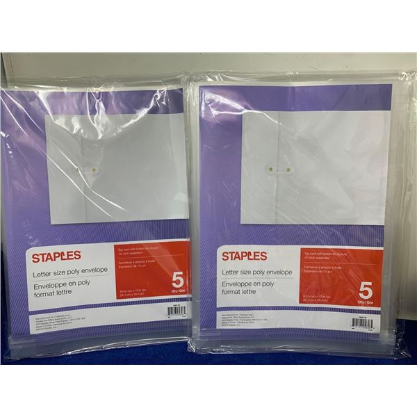 Staples Letter Size Poly Envelope (2 x 5)