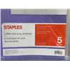 Image 3 : Staples Letter Size Poly Envelope (2 x 5)