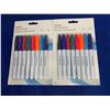 Image 1 : Staples Assorted Dry Erase Markers (2 x 8)