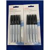 Image 1 : Staples Black Dry Erase Markers (2 x 4)