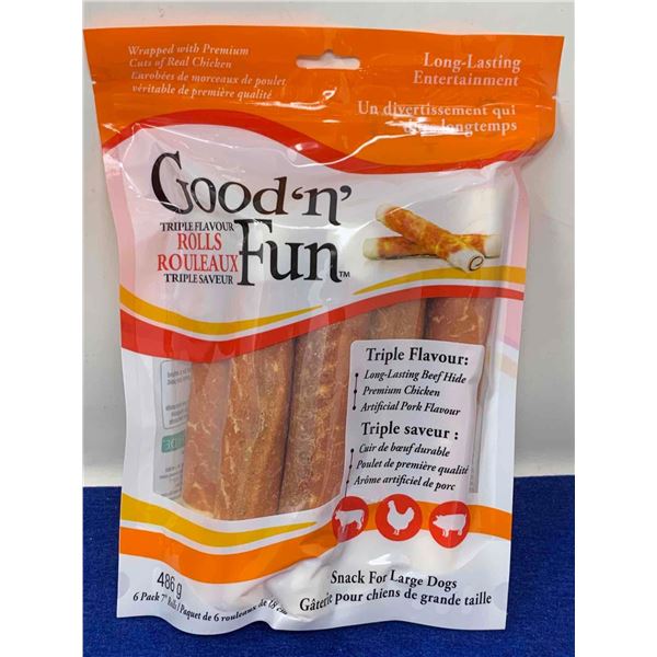 Good n' Fun Tripe Flavour Rolls Dog Treats(486g)
