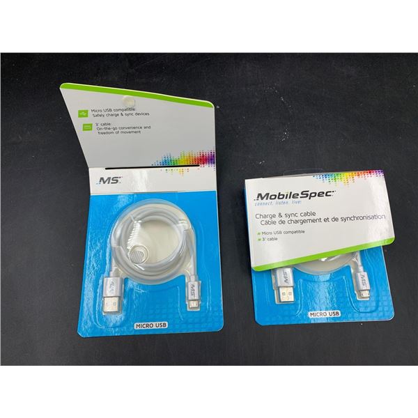 Mobile Spec Charge & Sync Cables (2ct)