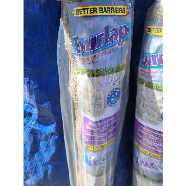 Better Barriers Burlap Roll 1M x 7.6 M - Lot of 2