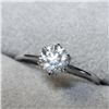 Image 3 : 14K White Gold Diamond .75 Carat (Si, H) Solitaire Ring Made in Canada -Appraised Value $7400.00
