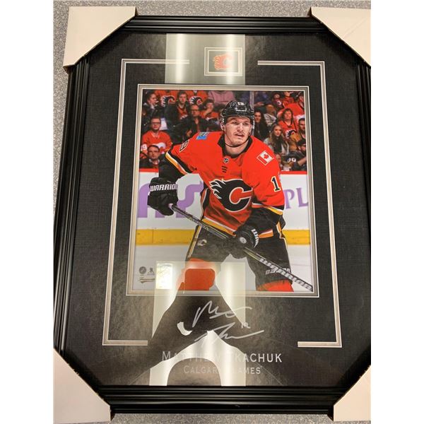 Calgary Flames Matthew Tkachuk NHL Licensed Computer Etched Signature