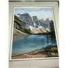 Image 2 : "Moraine Lake" Framed Canvas "Giclee Print" by Neil Hulley Picture 22 x 24 Frame 26 x 30