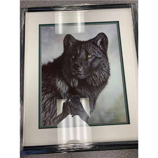 "Lady" Ltd Print by Randy Fehr 546/550 with COA Picture 16 x 20 Frame 22 x 25