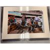 Image 1 : Calgary Stampede Chuckwagon Photo 23 x 16 Frame 30 x 22
